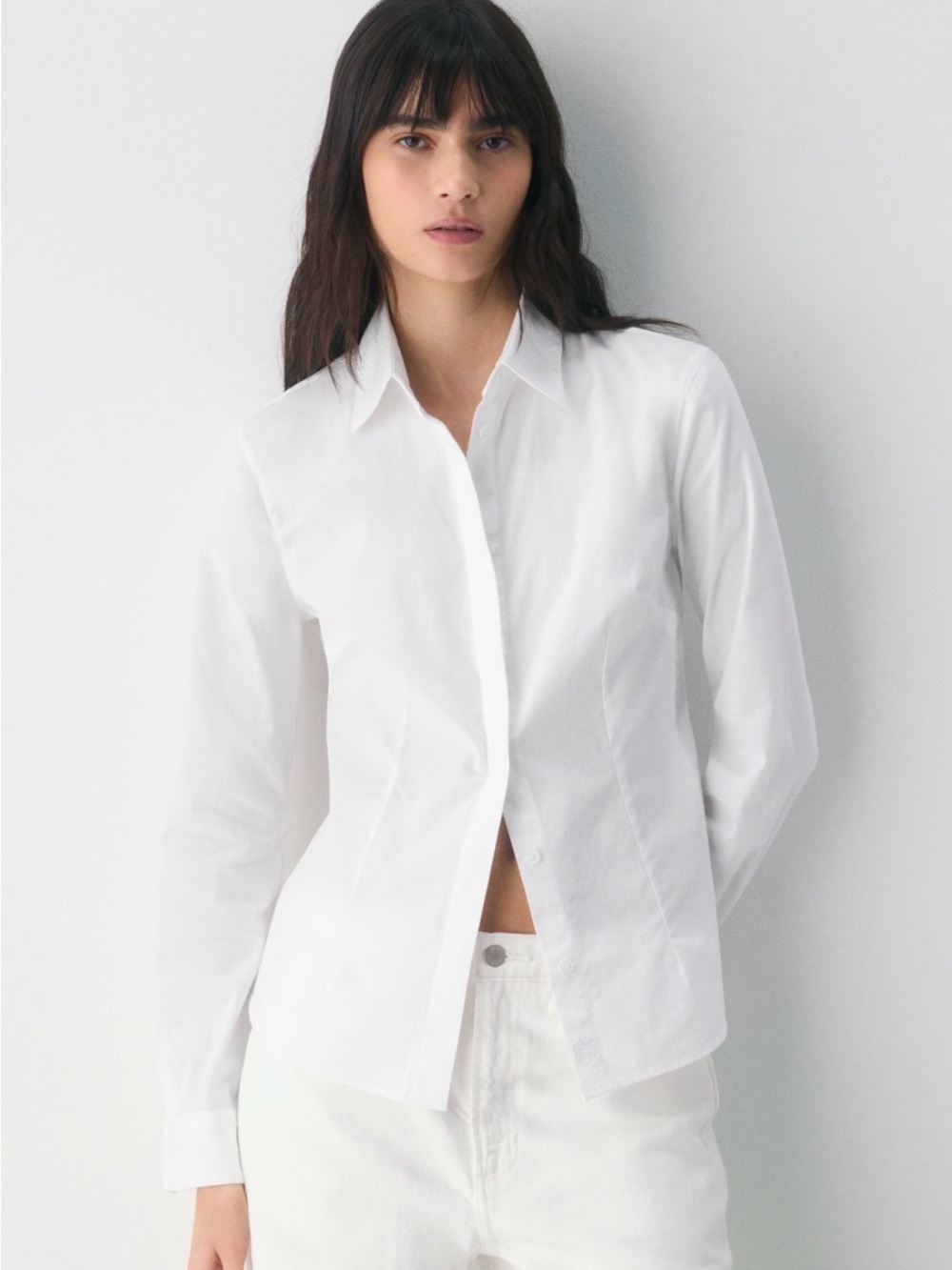 MaxMara Crisp White Button-Down Shirt